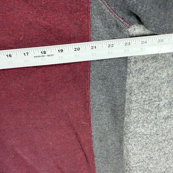 DKNY Jeans Sweater Pullover Men XL Gray Knit Cotton Long Sleeve Round Neck - Picture 5 of 7